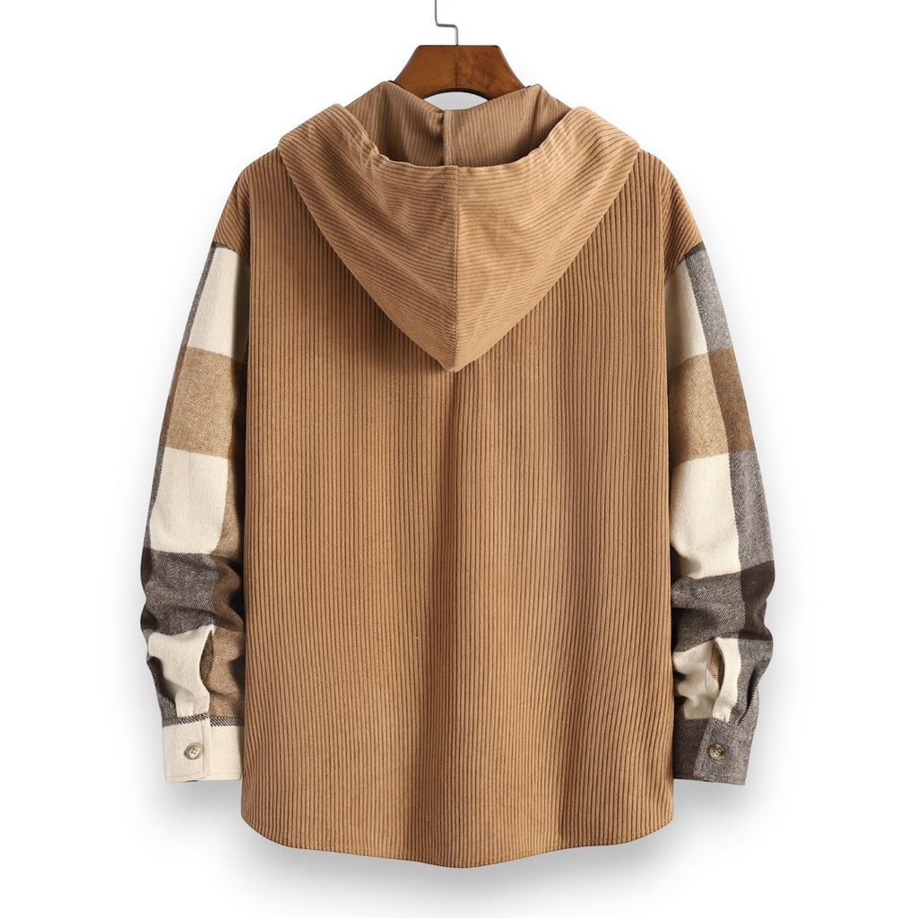 SaintGarnier™ | Aspen Plaid Hooded Overshirt – Winter Casual