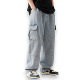 SaintGarnier™ | Atlas Wide-Leg Cargo Jeans