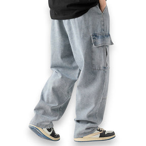 SaintGarnier™ | Atlas Wide-Leg Cargo Jeans