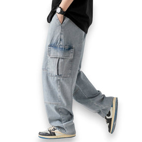 SaintGarnier™ | Atlas Wide-Leg Cargo Jeans