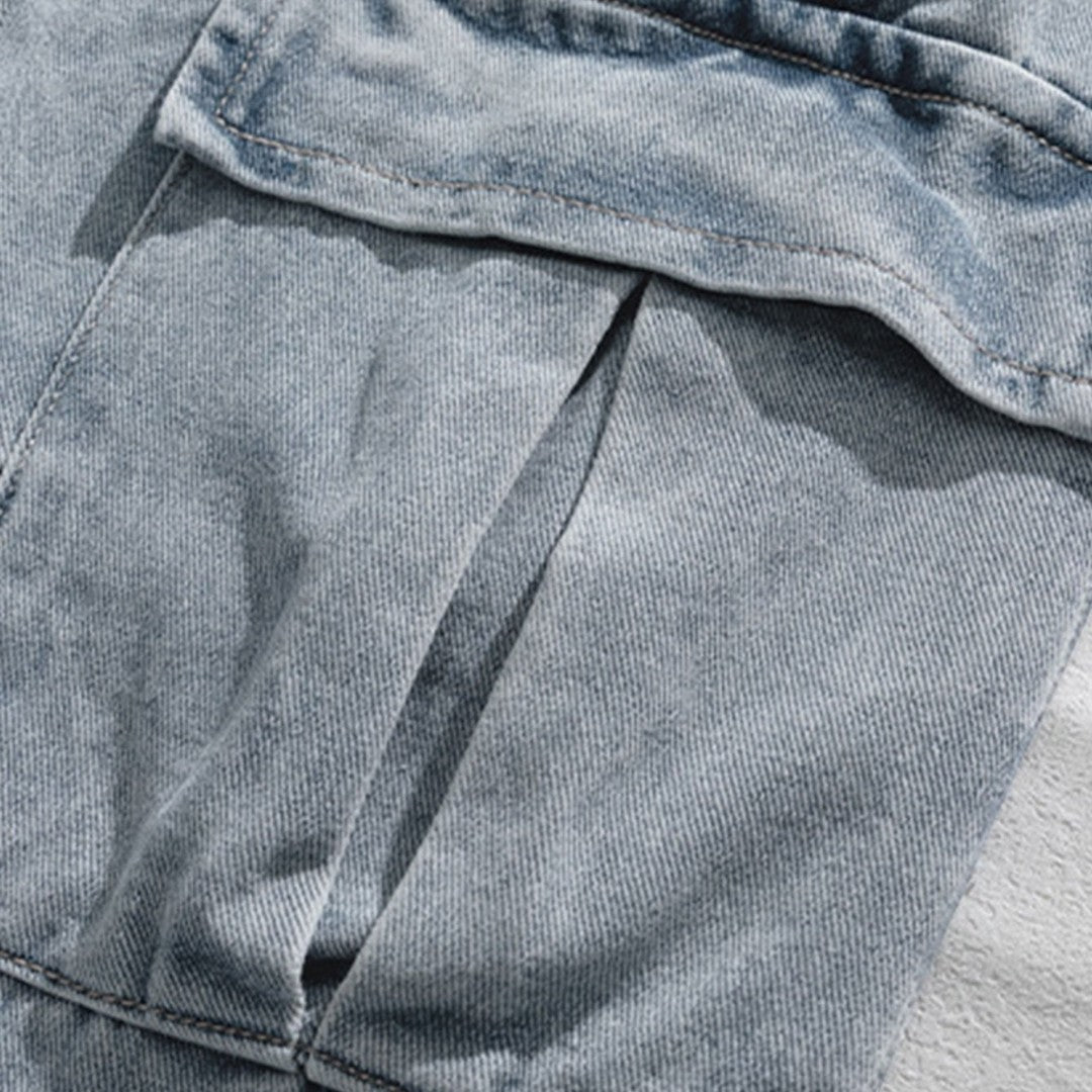 SaintGarnier™ | Atlas Wide-Leg Cargo Jeans