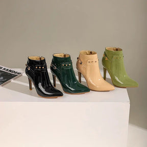 SaintGarnier™ | Aurelia Stiletto Ankle Boots