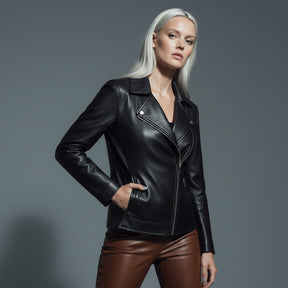 SaintGarnier™ | Aurora Luxe Leather Jacket