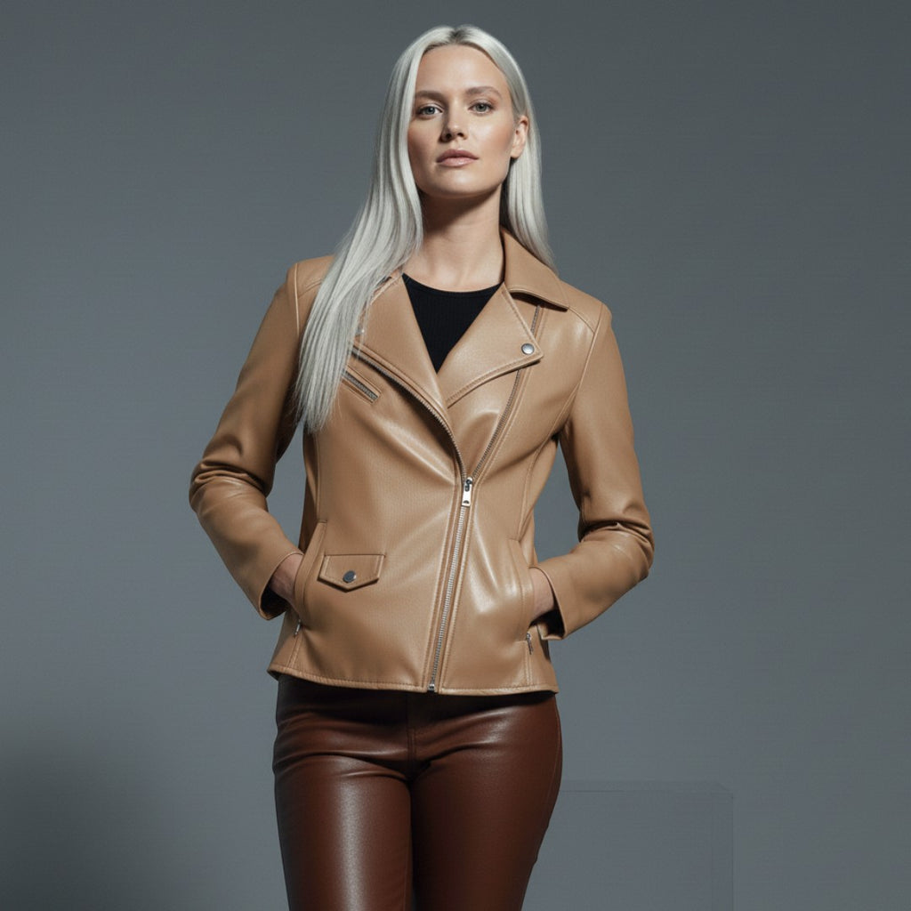 SaintGarnier™ | Aurora Luxe Leather Jacket