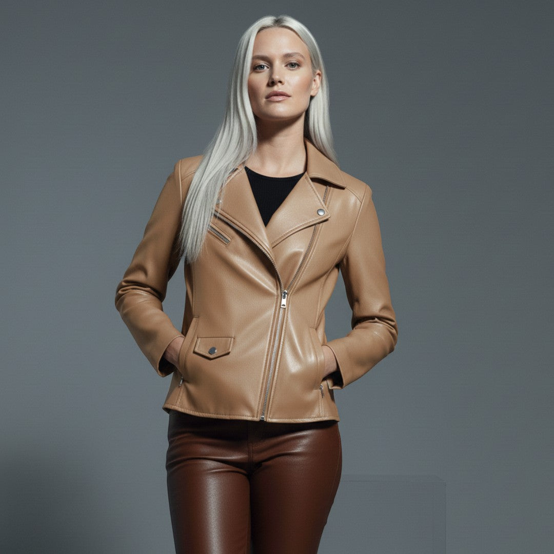 SaintGarnier™ | Aurora Luxe Leather Jacket