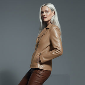 SaintGarnier™ | Aurora Luxe Leather Jacket