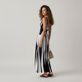 SaintGarnier™ | Aurora Striped Maxi Dress