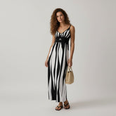 SaintGarnier™ | Aurora Striped Maxi Dress
