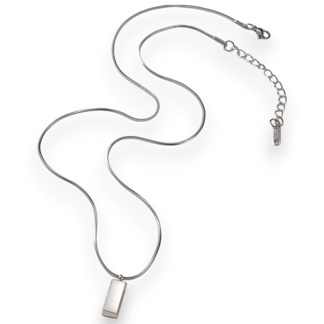 SaintGarnier™ | Axis Tag Pendant – Minimal Strength