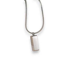 SaintGarnier™ | Axis Tag Pendant – Minimal Strength