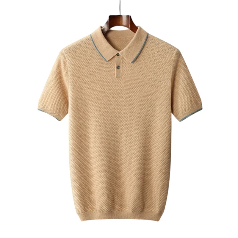 SaintGarnier™ Beaumont Polo | Premium Cotton Knitwear