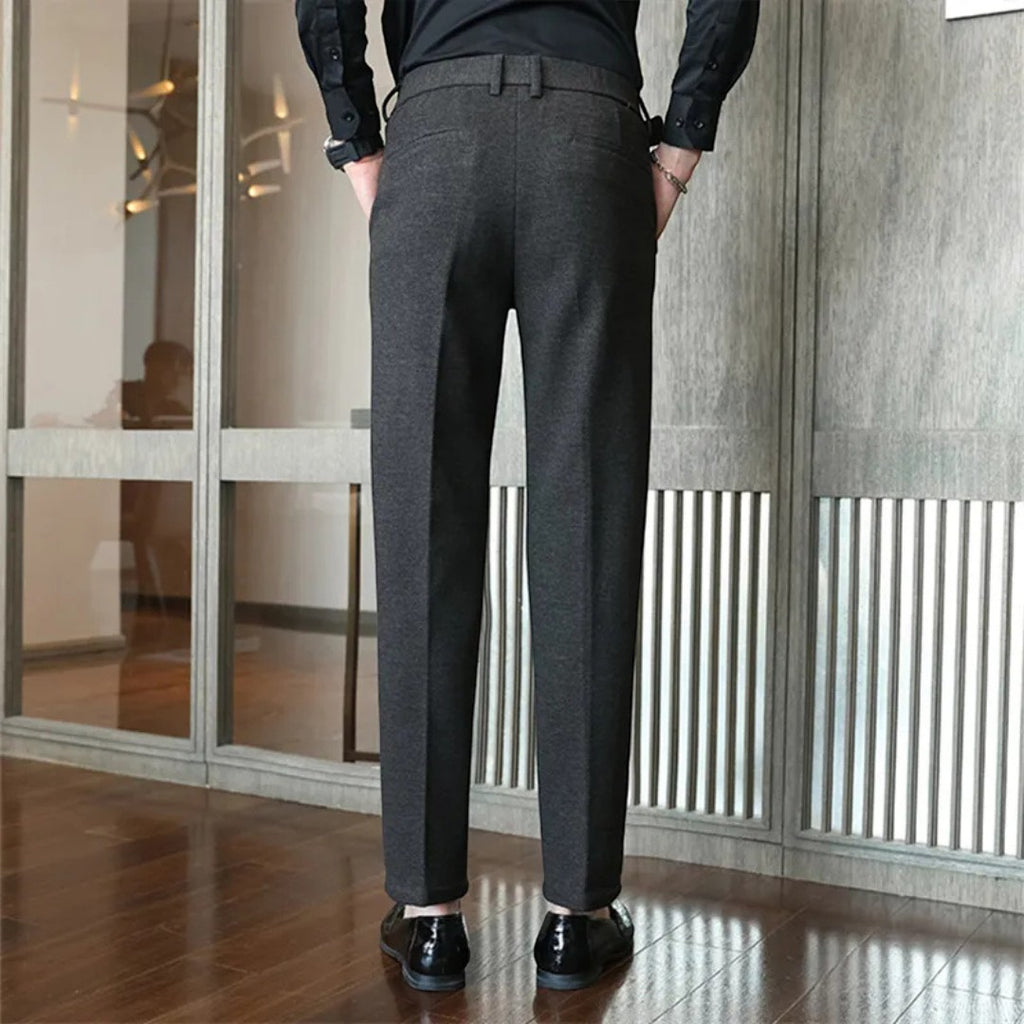 SaintGarnier™ | Belvoir Herringbone Wool Pants