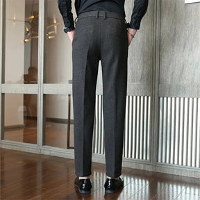 SaintGarnier™ | Belvoir Herringbone Wool Pants