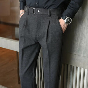 SaintGarnier™ | Belvoir Herringbone Wool Pants