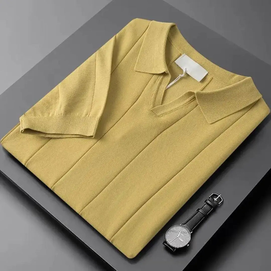 SaintGarnier™ | Benoît Cotton Polo – Premium Comfort & Timeless Elegance