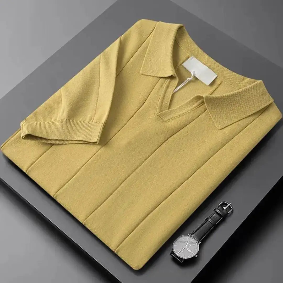 SaintGarnier™ | Benoît Cotton Polo – Premium Comfort & Timeless Elegance