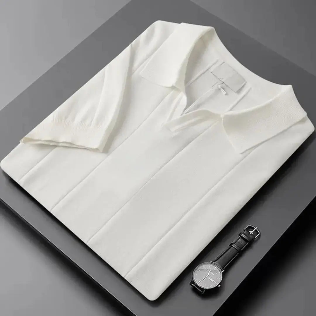 SaintGarnier™ | Benoît Cotton Polo – Premium Comfort & Timeless Elegance