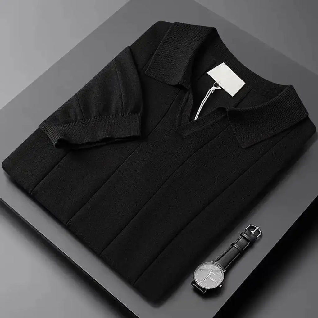 SaintGarnier™ | Benoît Cotton Polo – Premium Comfort & Timeless Elegance