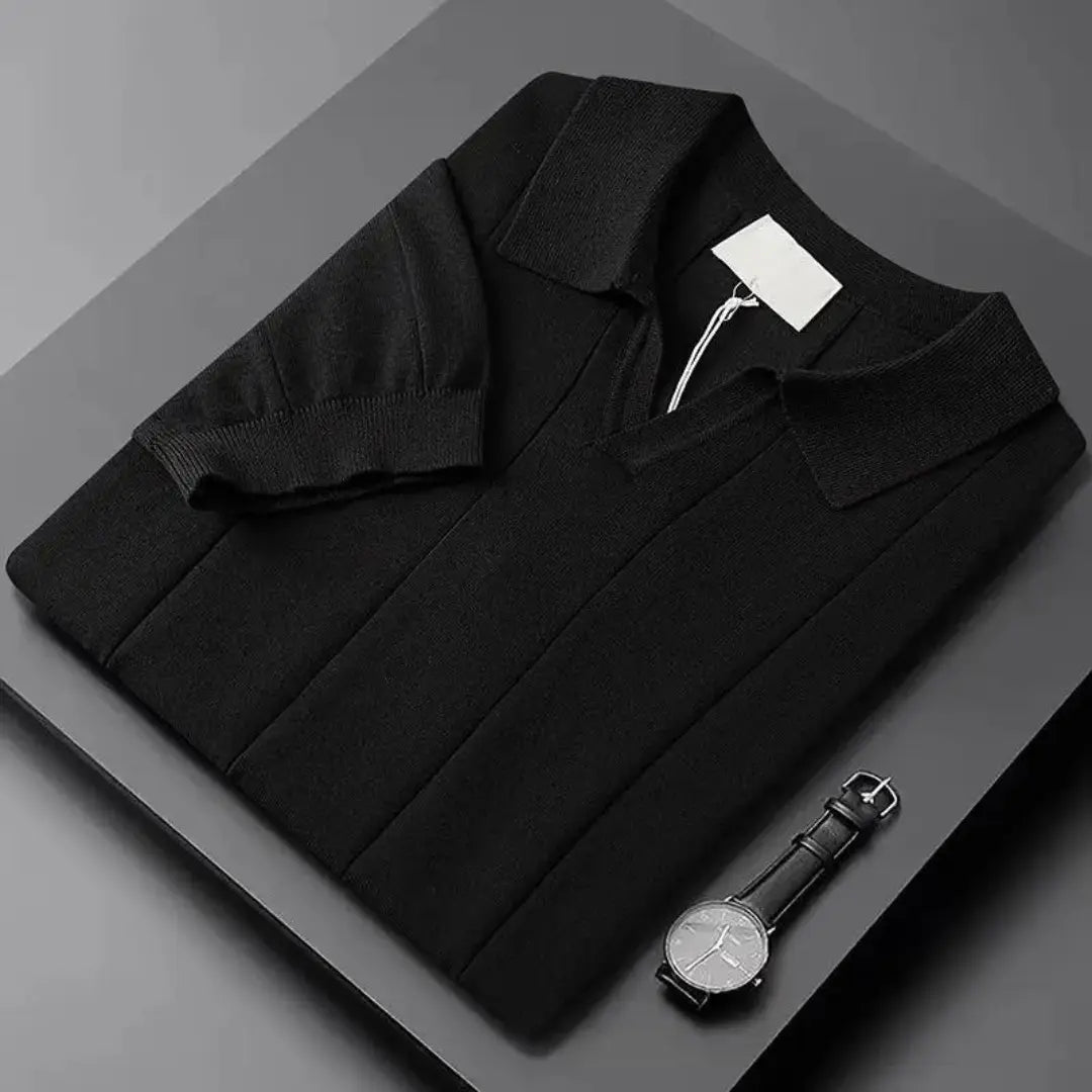 SaintGarnier™ | Benoît Cotton Polo – Premium Comfort & Timeless Elegance