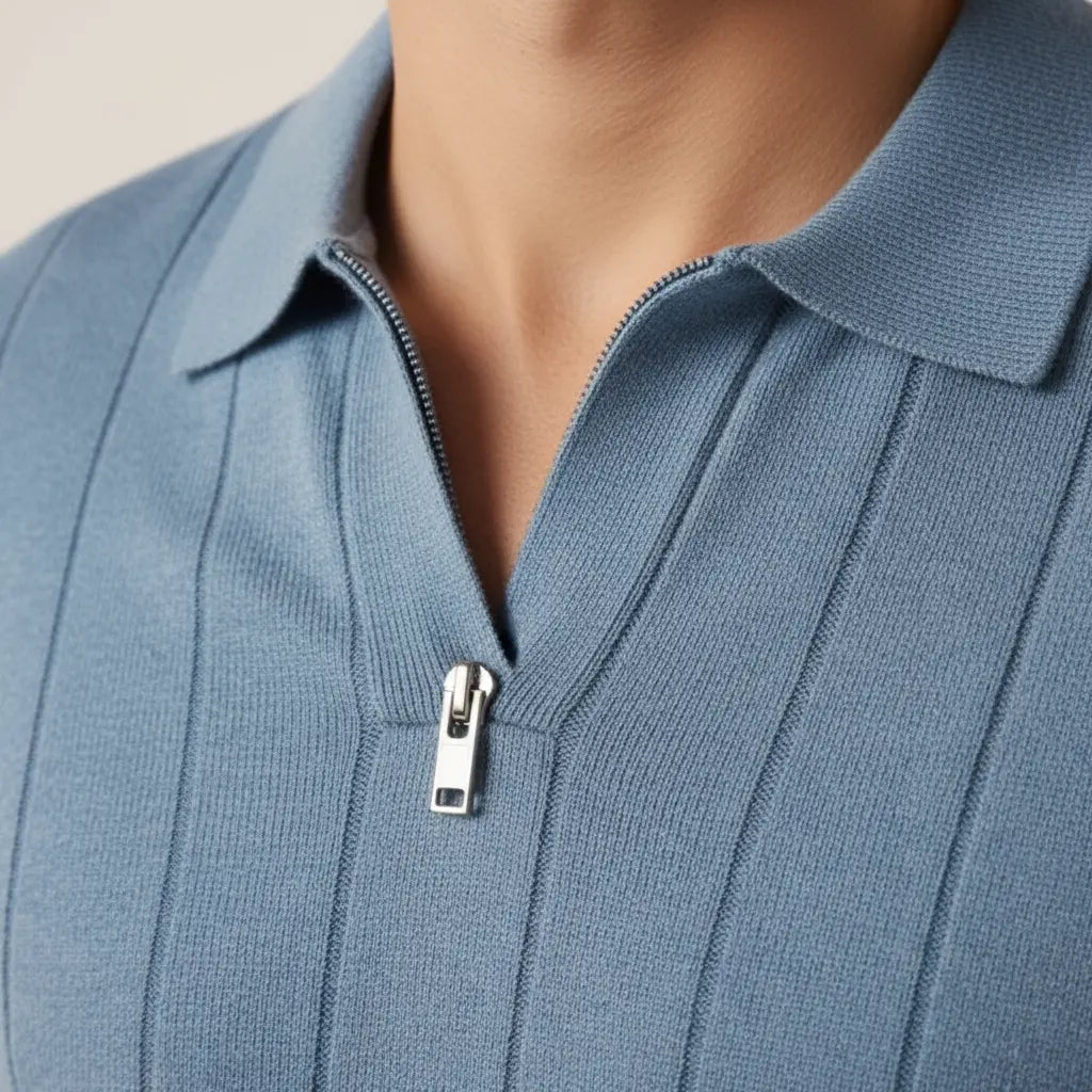 SaintGarnier™ | Benoît Cotton Polo – Premium Comfort & Timeless Elegance