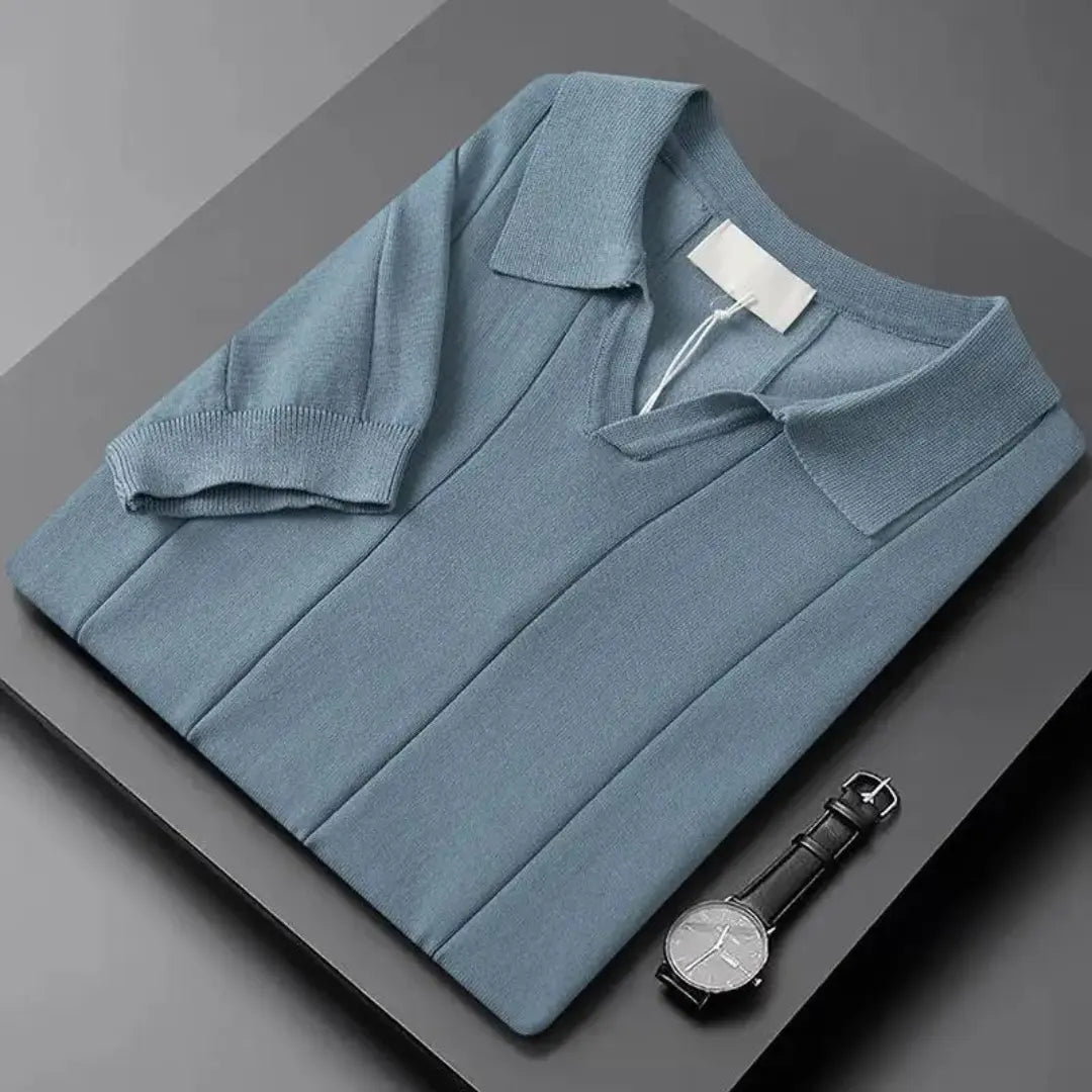 SaintGarnier™ | Benoît Cotton Polo – Premium Comfort & Timeless Elegance