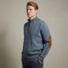 SaintGarnier™ | Bertrand Half-Zip Knit