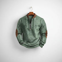 SaintGarnier™ | Bertrand Half-Zip Knit