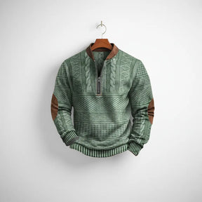 SaintGarnier™ | Bertrand Half-Zip Knit