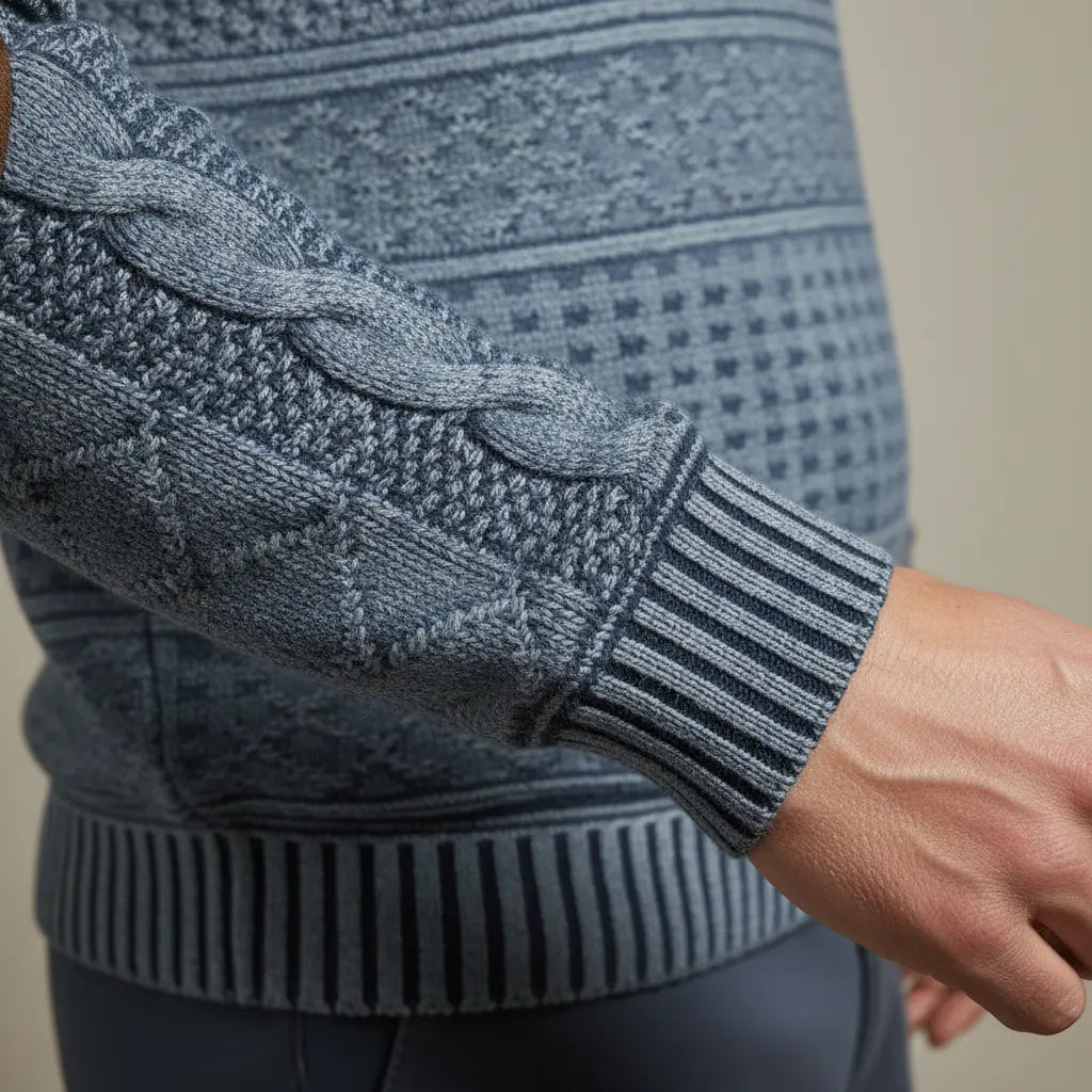 SaintGarnier™ | Bertrand Half-Zip Knit