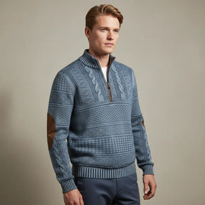 SaintGarnier™ | Bertrand Half-Zip Knit