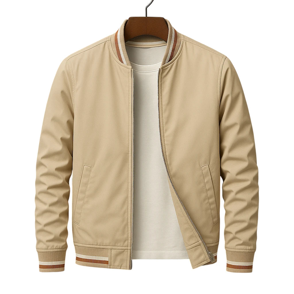 SaintGarnier™ | Bomber Varsity Élégant