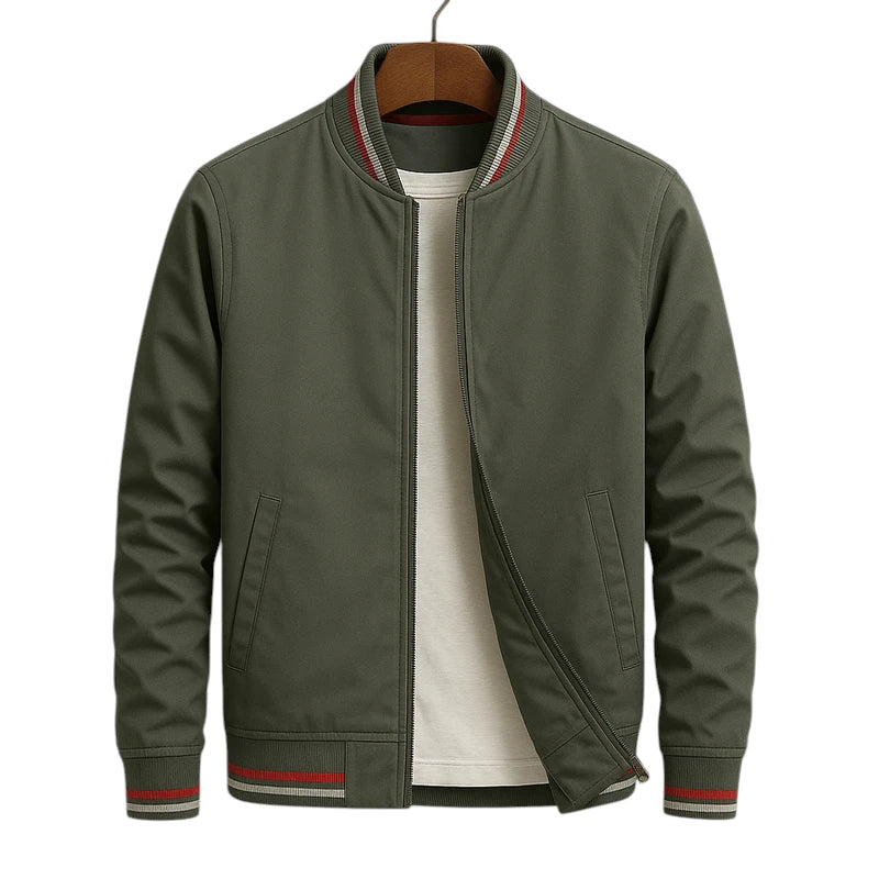 SaintGarnier™ | Bomber Varsity Élégant