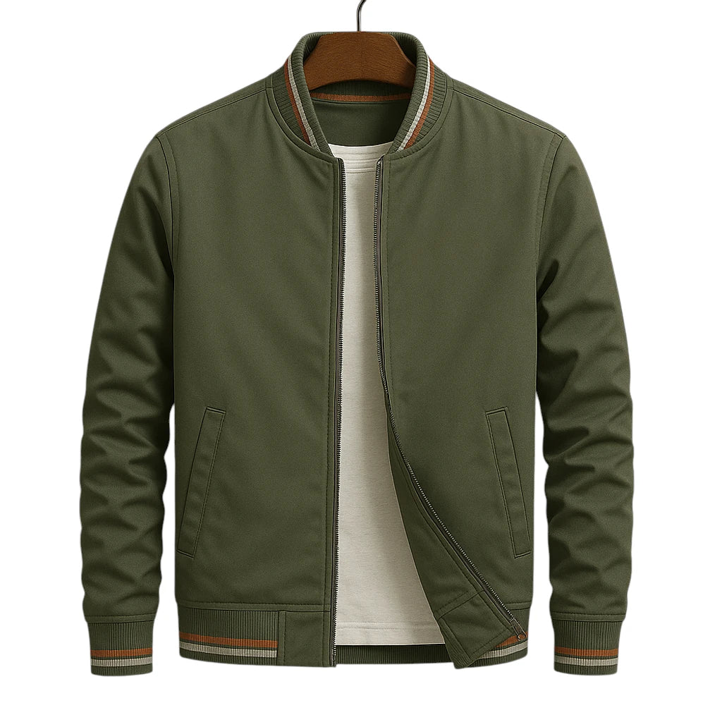 SaintGarnier™ | Bomber Varsity Élégant