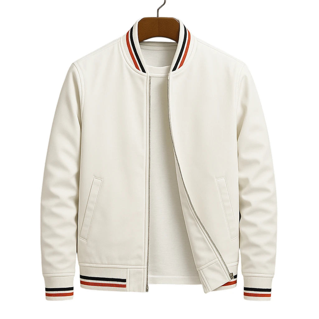 SaintGarnier™ | Bomber Varsity Élégant