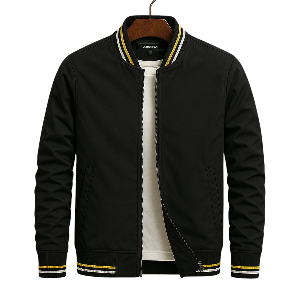 SaintGarnier™ | Bomber Varsity Élégant