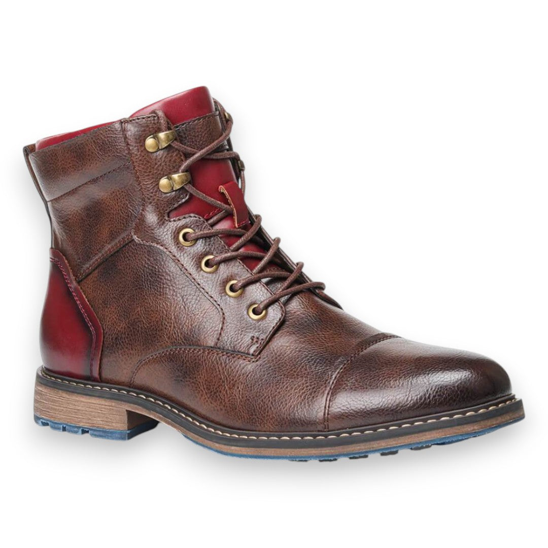 SaintGarnier™ | Men’s Brogue Leather Boots