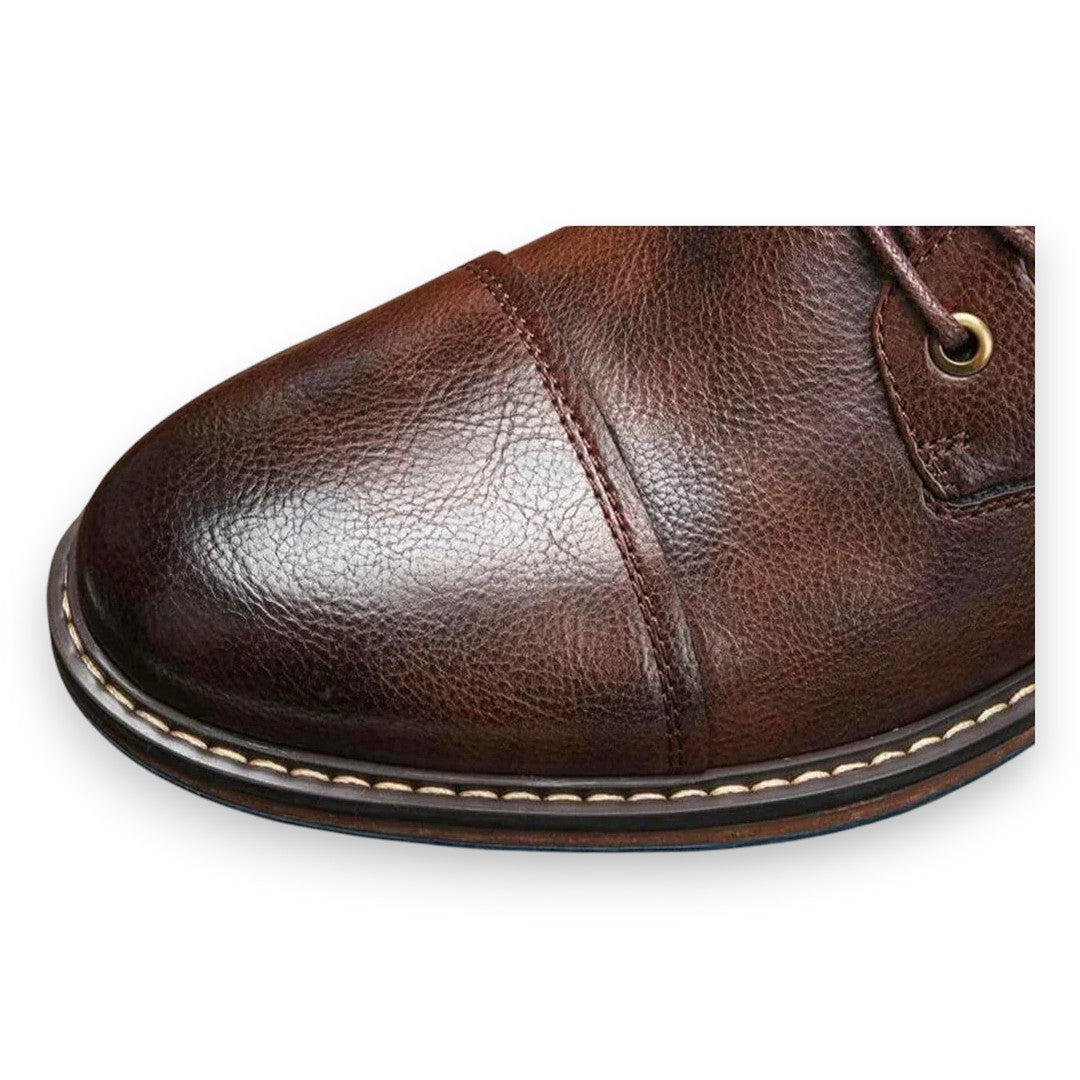 SaintGarnier™ | Men’s Brogue Leather Boots