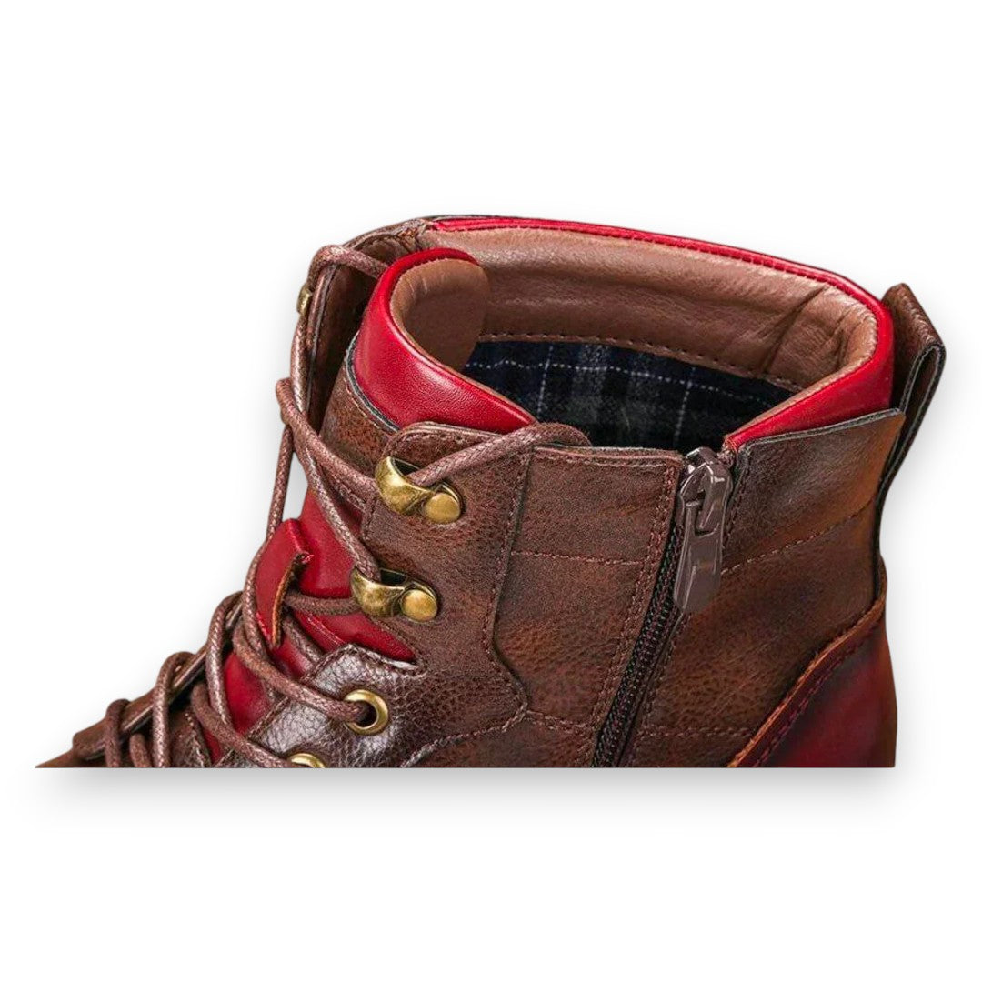 SaintGarnier™ | Men’s Brogue Leather Boots