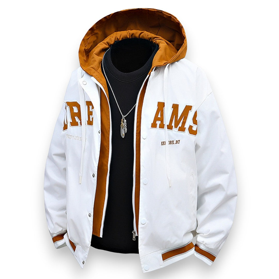 SaintGarnier™ | Bronx Varsity Hoodie Jacket – Street Luxury