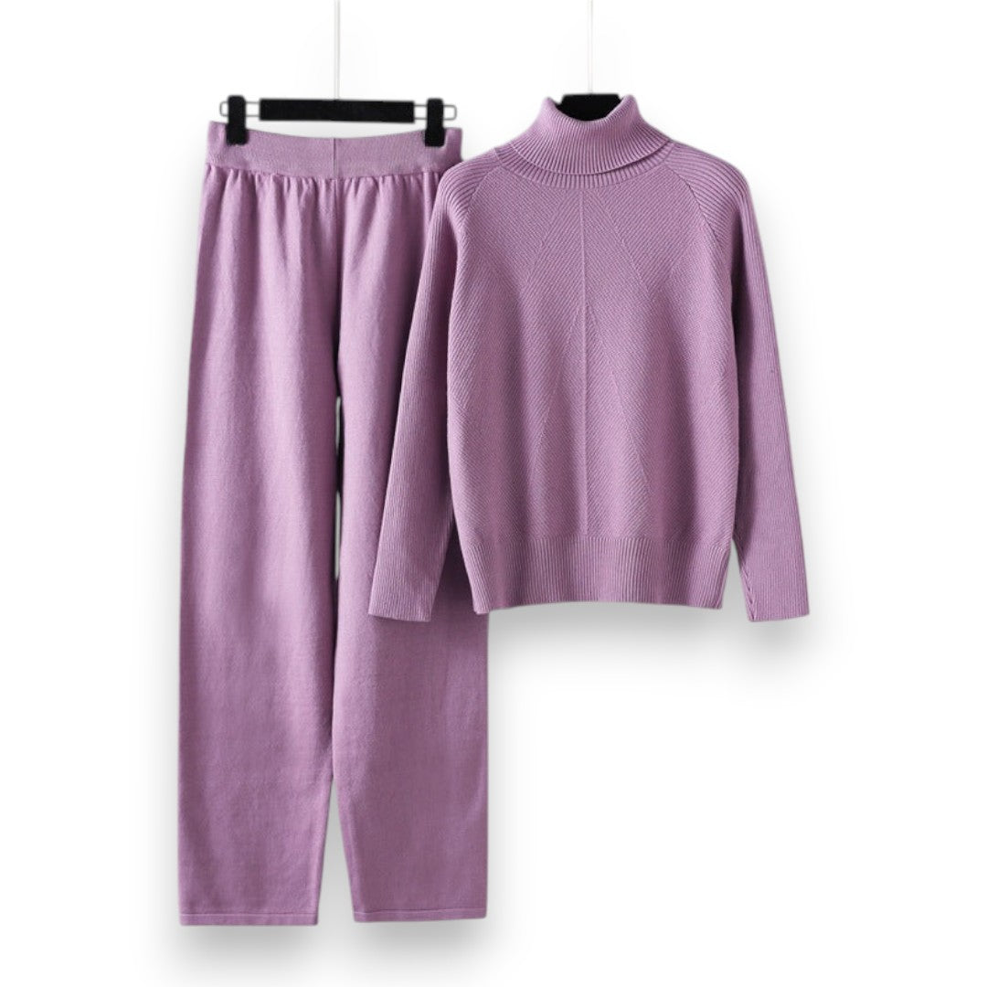 SaintGarnier™ | Cable Knit Lounge Set – Effortless Chic