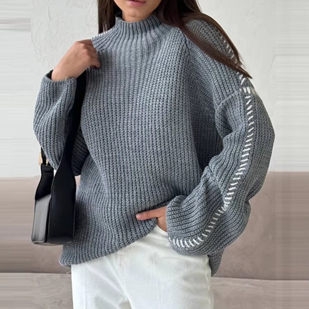 SaintGarnier™ | Camille Cut-Out Knit Sweater