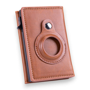 SaintGarnier™ | CardShield RFID Wallet – Slim & AirTag-Ready