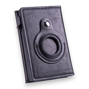 SaintGarnier™ | CardShield RFID Wallet – Slim & AirTag-Ready