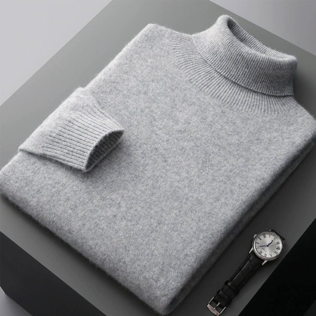 SaintGarnier™ | Cervino Luxe Cashmere Turtleneck Sweater
