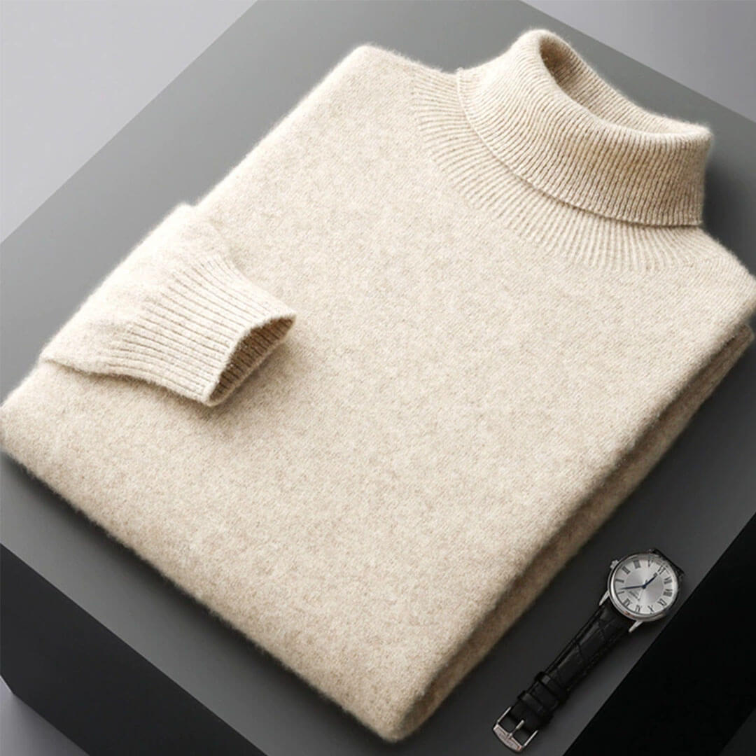 SaintGarnier™ | Cervino Luxe Cashmere Turtleneck Sweater