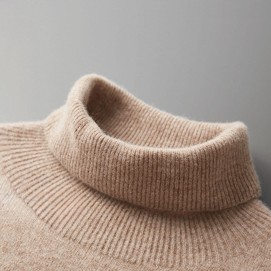 SaintGarnier™ | Cervino Luxe Cashmere Turtleneck Sweater