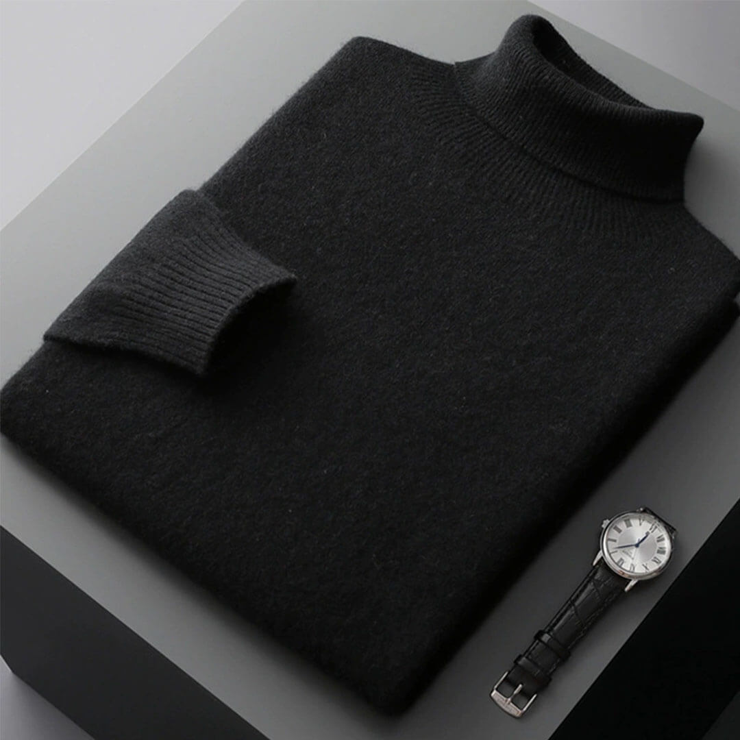 SaintGarnier™ | Cervino Luxe Cashmere Turtleneck Sweater