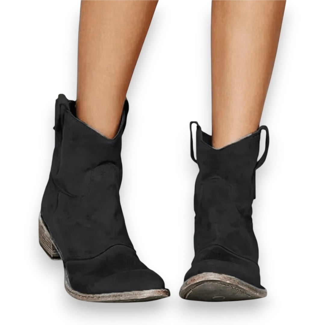SaintGarnier™ | Charlotte Suede Ankle Boots
