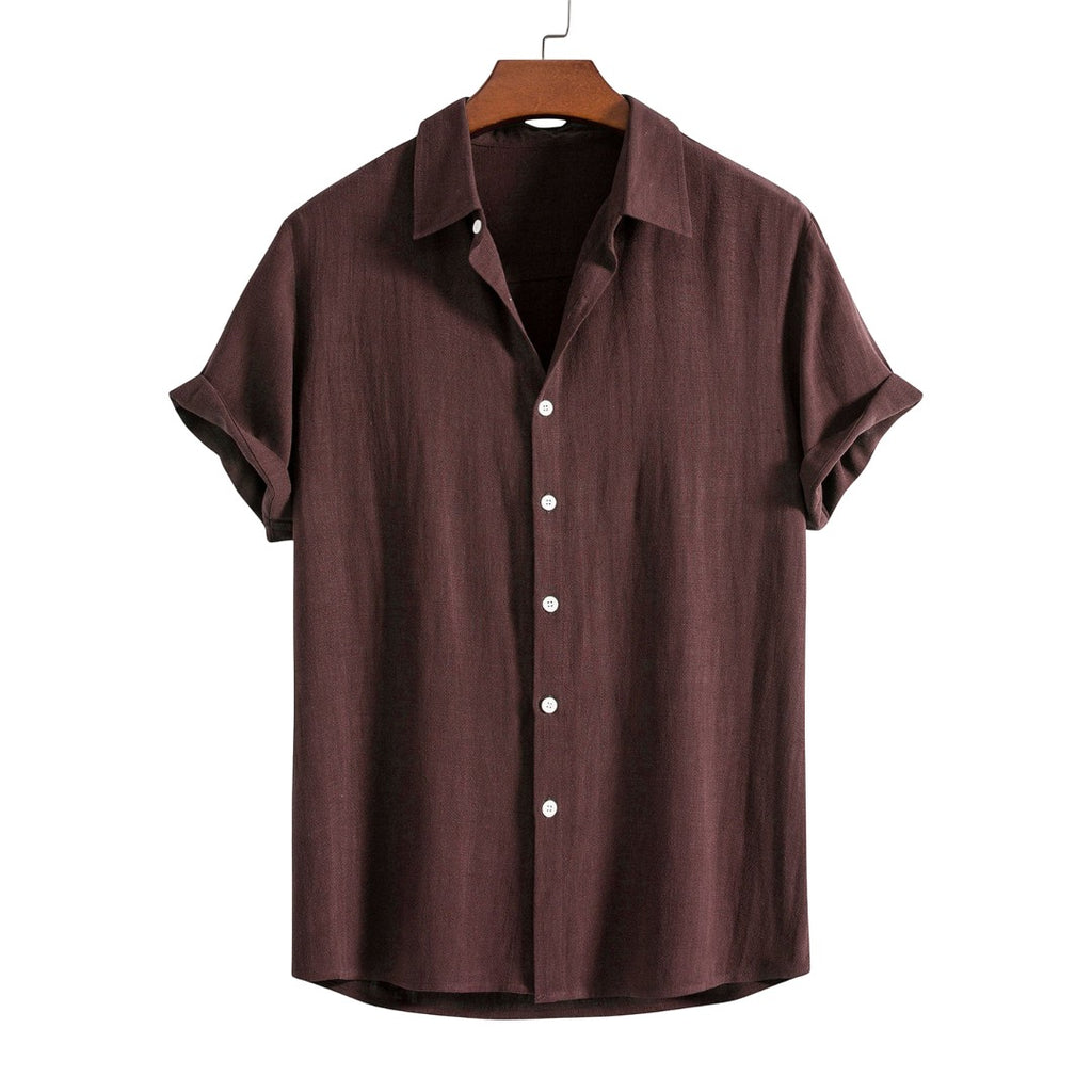 SaintGarnier™ | Classic Tone Summer Set – Short-Sleeve Shirt & Pants