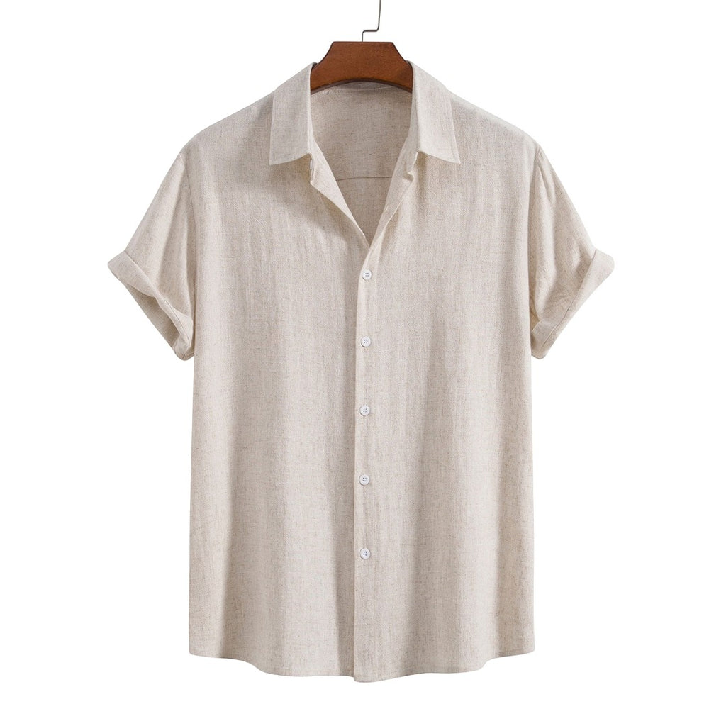 SaintGarnier™ | Classic Tone Summer Set – Short-Sleeve Shirt & Pants